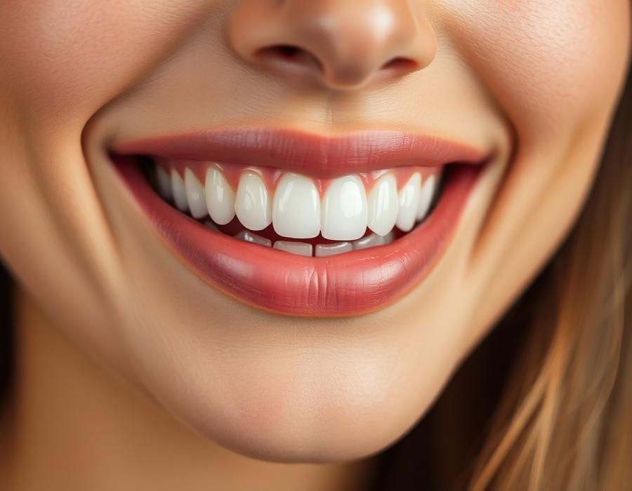 Whitening & alignment · 6 weeks — after
